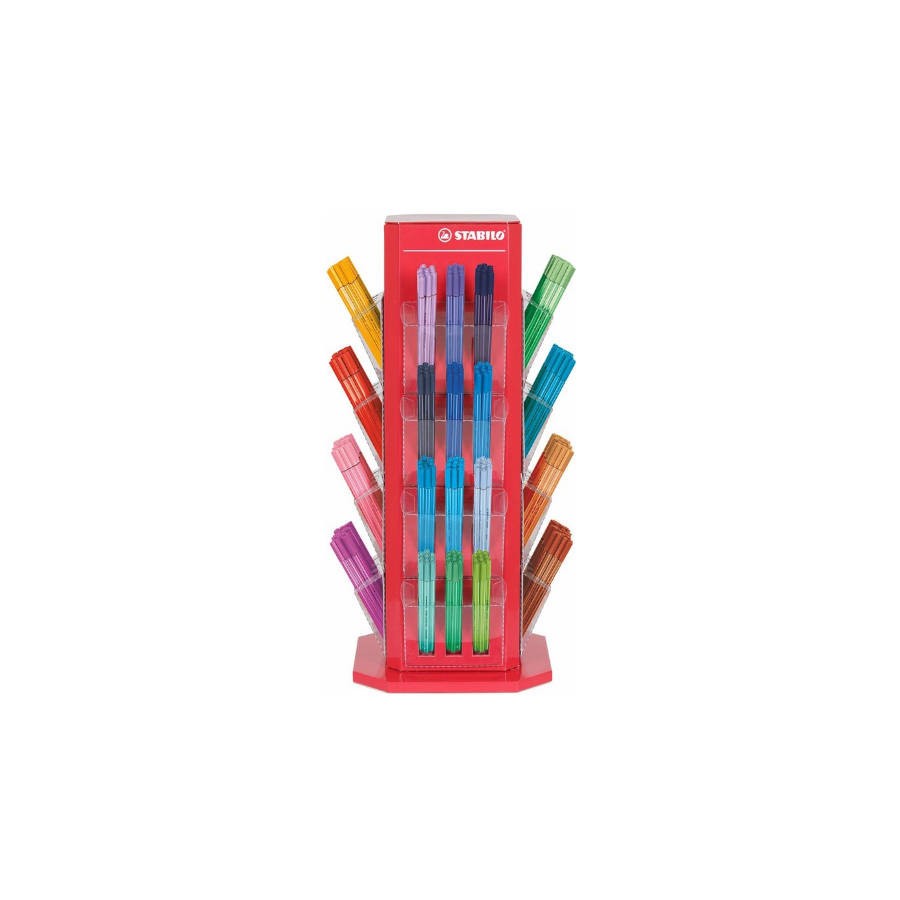 653-EXPOSITOR ROTATIVO DE CARTON POINT 68 DE 480 UNIDADES STABILO E/87-2846-11