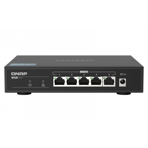 6551-QNAP QSW-1105-5T switch No administrado Gigabit Ethernet (10/100/1000) Negro