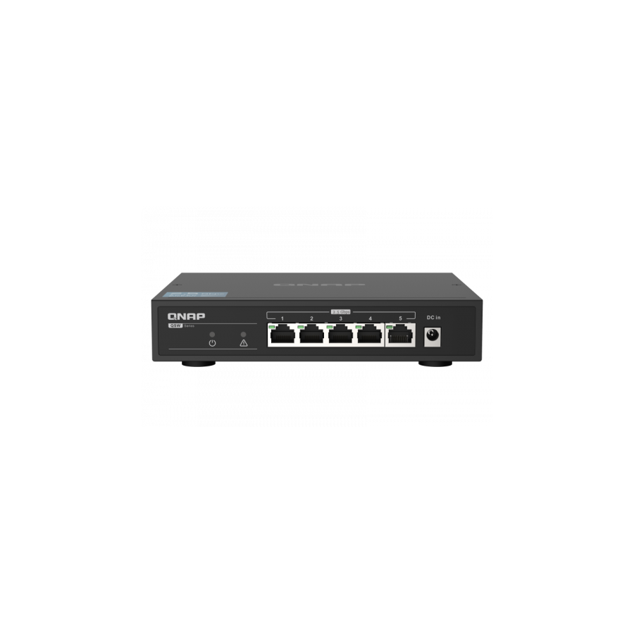 6551-QNAP QSW-1105-5T switch No administrado Gigabit Ethernet (10/100/1000) Negro