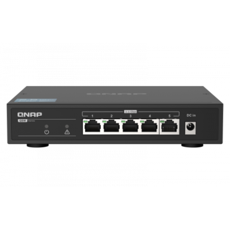 6551-QNAP QSW-1105-5T switch No administrado Gigabit Ethernet (10/100/1000) Negro