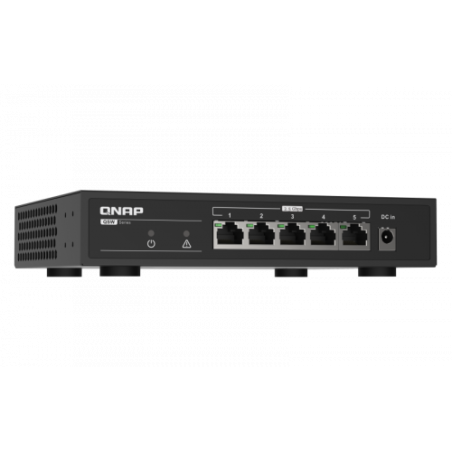 6552-QNAP QSW-1105-5T switch No administrado Gigabit Ethernet (10/100/1000) Negro