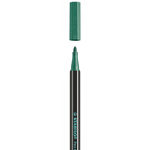 661-ROTULADOR ACUARELABLE METAL PUNTA MEDIA 1,4MM. PEN 68 VERDE STABILO 68/836