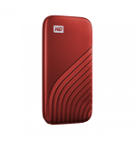 6667-SANDISK MY PASSPORT TM SSD 500GB, RED, 1050MB/S READ, 1000MB/S WRITE, PC & MAC COMPATIABLE