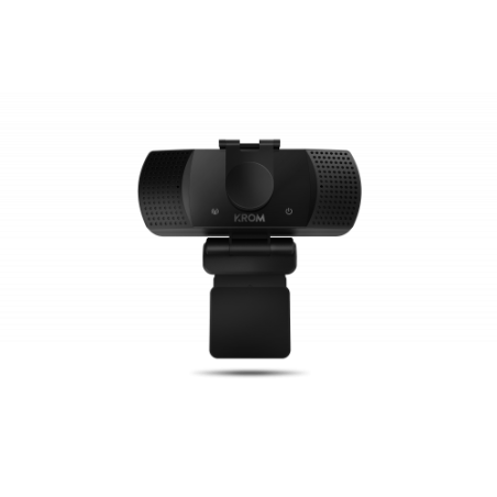 6683-Krom Kam camara web 1920 x 1080 Pixeles USB 2.0 Negro