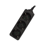 6692-Ewent EW3959 base multiple 1,5 m 3 salidas AC Interior Negro