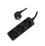 6693-Ewent EW3959 base multiple 1,5 m 3 salidas AC Interior Negro