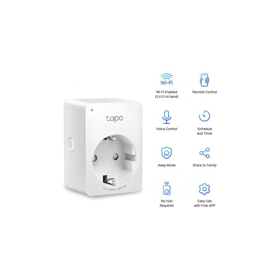6709-TP-LINK Tapo P100 enchufe inteligente Blanco 2990 W