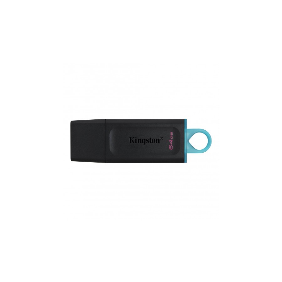 6718-KINGSTON 64GB USB3.2 GEN 1 DATATRAVELER EXODIA (BLACK + TEAL)