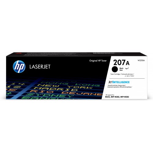 6736-HP TONER 207A NEGRO LASERJET M255/M281 (W2210A)