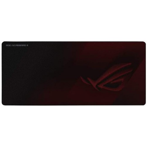 6773-ASUS ROG Strix Scabbard II Alfombrilla de raton para juegos Negro, Rojo