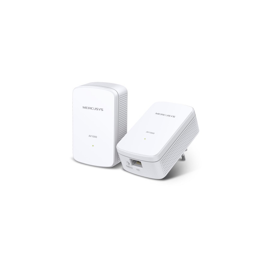 6775-MERCUSYS 1000 MBPS HIGH-SPEED TRANSFER RATE - FAST AND STABLE TRANSMISSIONS WITH ADVANCED HOMEPLUG AV2 SUPER-FAST W