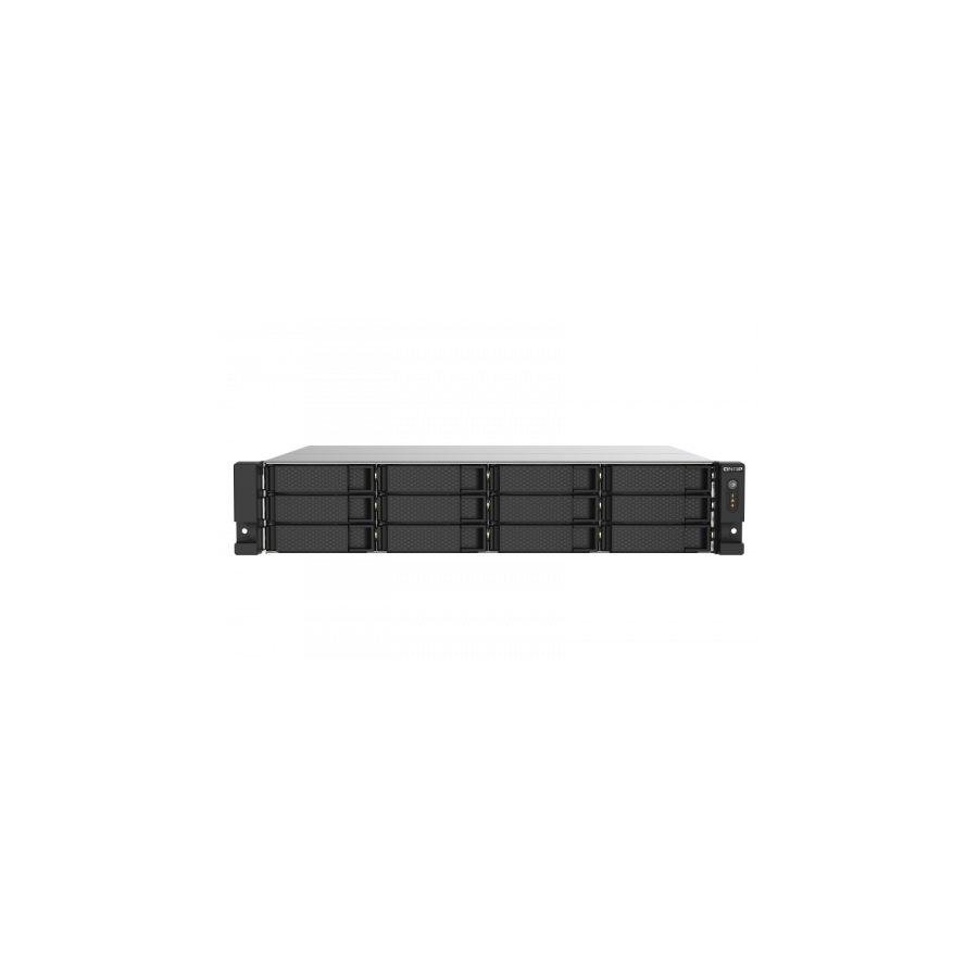 6803-QNAP TS-1273AU-RP-8G servidor de almacenamiento NAS Bastidor (2U) Ethernet Negro, Gris V1500B