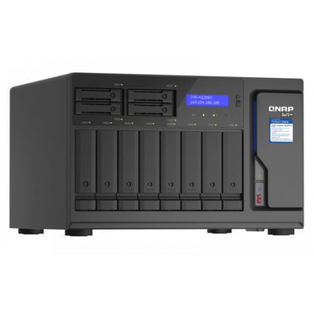 6808-QNAP TVS-h1288X NAS Torre Ethernet Negro