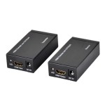 6816-Ewent EW3715 extensor audio/video Transmisor y receptor de senales AV Negro