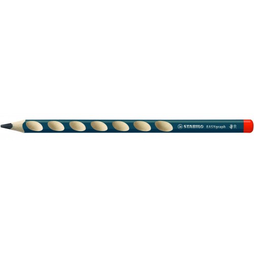683-LAPIZ ERGONOMICO EASYGRAPH PARA DIESTROS HB 3,15MM. PETROLEO STABILO 322/HB