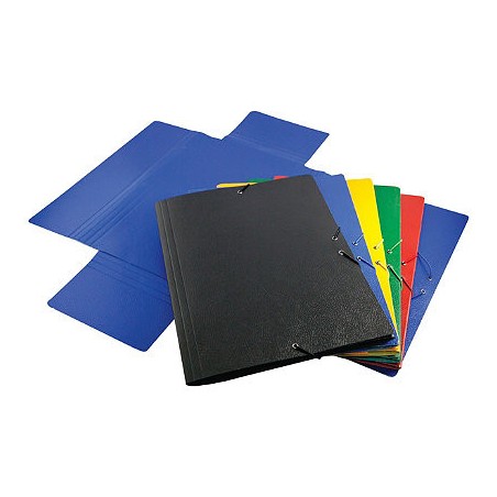 6900-CARPETA CARTON COMPACTO GOFRADO No 8.FOLIO GOMA SOLAPA NEGRO MARIOLA 5285NE