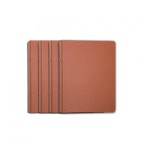 6915-CARPETA ANILLAS REDONDAS CARTON GOFRADO FOLIO NATURAL 4-A-40 MM. No 12 CUERO REDONDA  MARIOLA 0184N