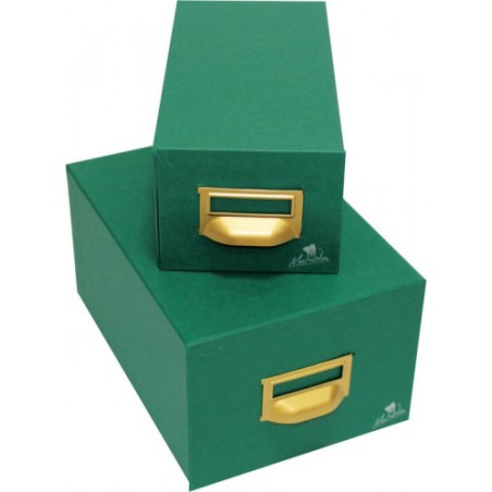 6926-FICHERO CARTON FORRADO EN GELTEX PARA 500 FICHAS (125X95X250 MM) MARIOLA 1-500