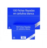 6938-100 FICHAS DE CARTULINA RAYADA (95X65 MM) N.o 1 MARIOLA 3111R