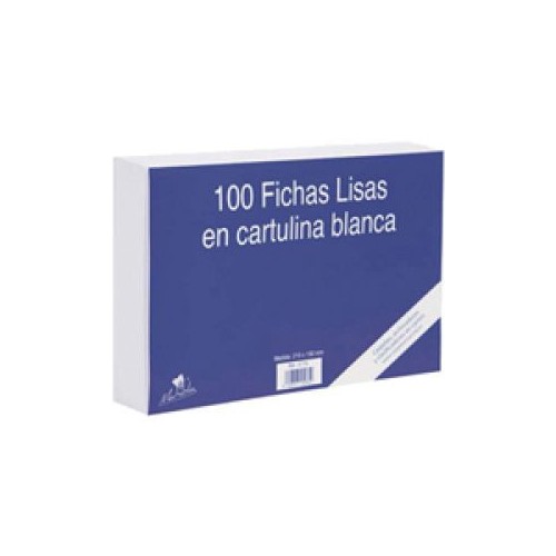 6945-100 FICHAS DE CARTULINA LISA  (150X100 MM) N.o 3 MARIOLA 3113L