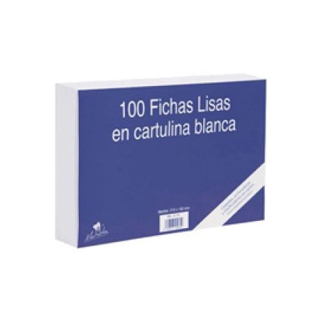 6945-100 FICHAS DE CARTULINA LISA  (150X100 MM) N.o 3 MARIOLA 3113L