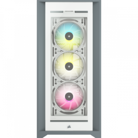 6962-Corsair iCUE 5000X RGB Midi Tower Blanco