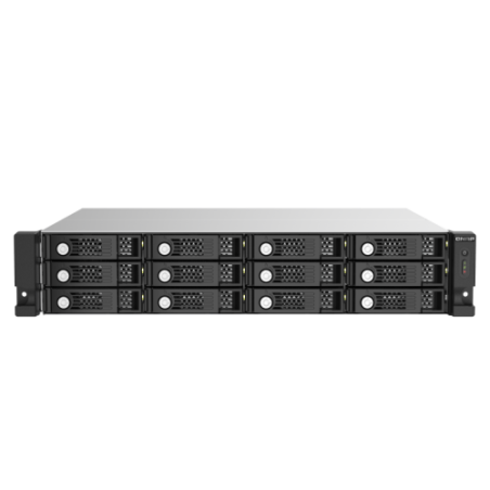 6964-QNAP TL-R1220Sep-RP 2.5/3.5" Carcasa de disco duro/SSD Negro, Gris