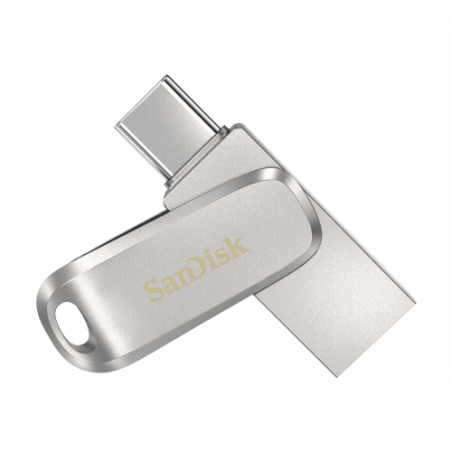 6966-Sandisk Ultra Dual Drive Luxe unidad flash USB 32 GB USB Type-A / USB Type-C 3.2 Gen 1 (3.1 Gen 1) Acero inoxidable