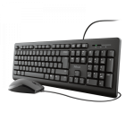 6968-Trust TKM-250 teclado USB Espanol Negro