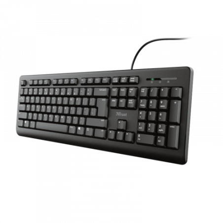 6976-Trust TK-150 teclado USB QWERTY Espanol Negro