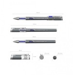 6999-BOLIGRAFO DE GEL MEGAPOLIS GEL, TINTA COLOR: AZUL ERICH KRAUSE 92