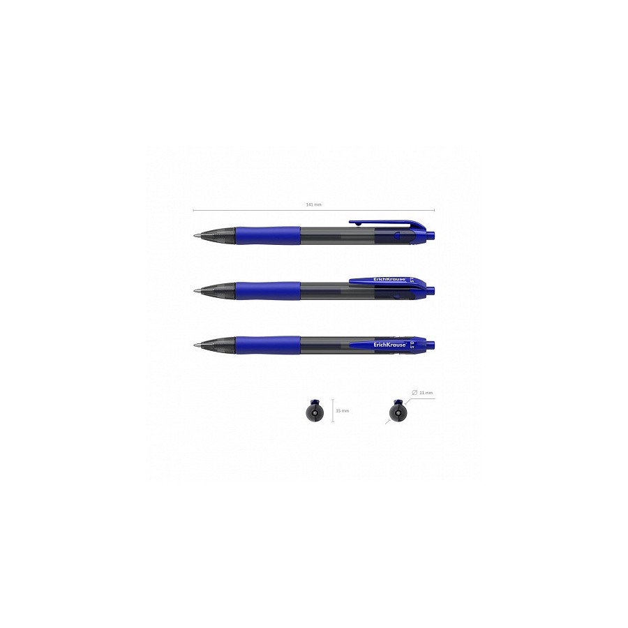 7022-BOLIGRAFO DE GEL AUTOMATICO SMART-GEL, TINTA COLOR: AZUL ERICH KRAUSE 39011