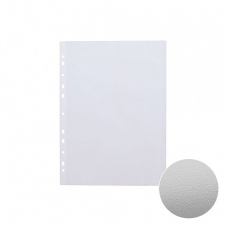 7039-SET DE 100 FUNDAS MULTITALADRAS GLOSSY CLEAR, 60 MCM, A4, TRANSPARENTE ERICH KRAUSE 46703