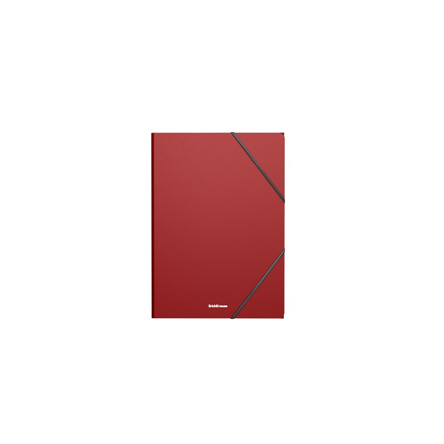 7042-CARPETA CON GOMAS ELASTICAS MATT CLASSIC, A4, ROJO ERICH KRAUSE 53324