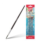 7075-SET PINCELES PARA ACUARELAS Y TEMPERAS, PELO DE CABALLO, 4 UDS. ARTBERRY 36123