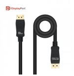 7102-Nanocable 10.15.2501 cable DisplayPort 1 m Negro