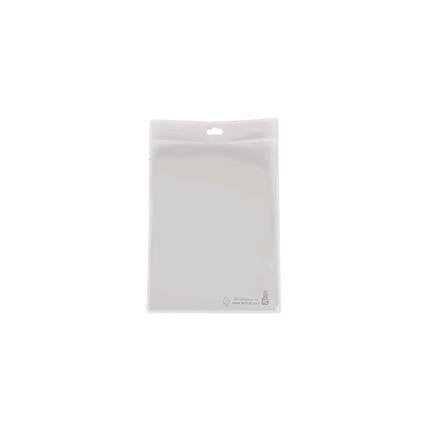 7120-PACK 10 FUNDAS PVC 122X180MM  2 COMPARTIMENTOS PORTADOCUMENTOS TARIFOLD 335103