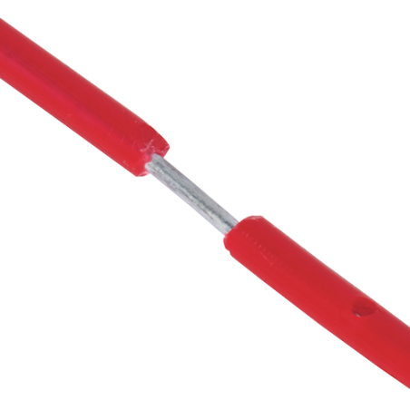 7150-PACK 100 FASTENER METAL FLEXIBLE D-CLIP ROJO BANKERS BOX 1189301