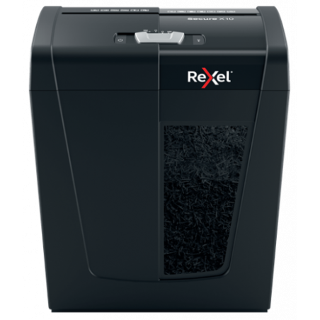 7172-Rexel Secure X10 triturador de papel Corte cruzado 70 dB Negro