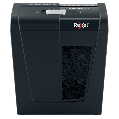7174-Rexel Secure S5 triturador de papel Corte en tiras 70 dB Negro