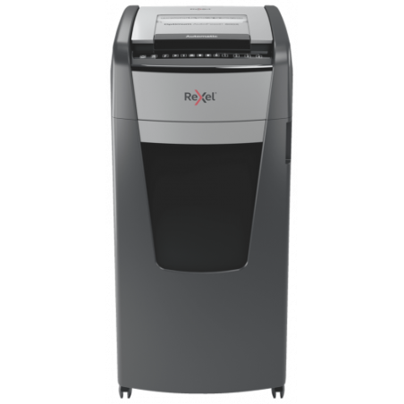 7176-Rexel Optimum AutoFeed+ 600X triturador de papel Corte cruzado 55 dB 23 cm Negro, Plata