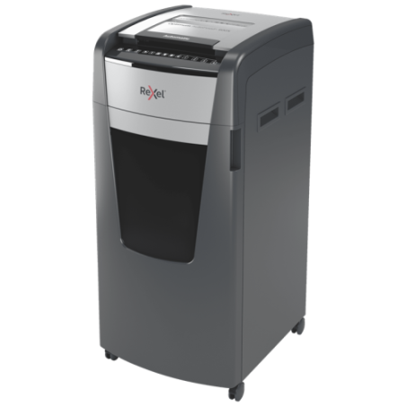 7177-Rexel Optimum AutoFeed+ 600X triturador de papel Corte cruzado 55 dB 23 cm Negro, Plata