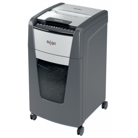 7179-Rexel Optimum AutoFeed+ 300X triturador de papel Corte cruzado 55 dB 23 cm Negro, Plata