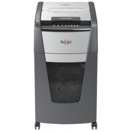 7189-Rexel Optimum AutoFeed+ 225X triturador de papel Corte cruzado 55 dB 23 cm Negro, Gris