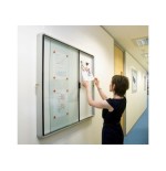 7229-VITRINA NOBO PUERTA CORREDERA INTERIOR FONDO METAL 12 X A4 HOJAS NOBO 1902570