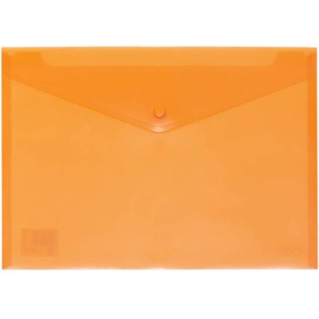 7264-SOBRE POLIPROPILENO FOLIO SOLAPA C/BROCHE PLASTICO NARANJA CARCHIVO 342K52