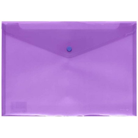7265-SOBRE POLIPROPILENO FOLIO SOLAPA C/BROCHE PLASTICO VIOLETA CARCHIVO 342K56