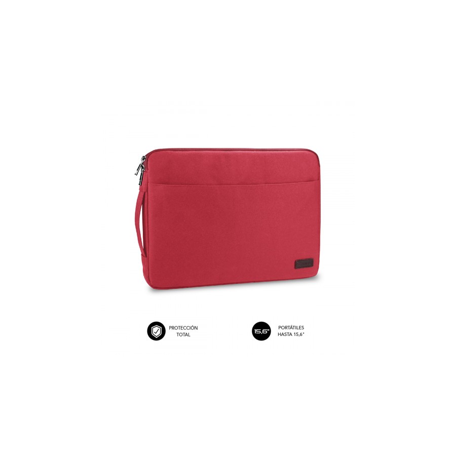 7278-SUBBLIM URBAN LAPTOP SLEEVE 15,6" RED