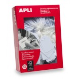 7300-CAJA 500 ETIQUETAS COLGANTES BLANCAS 36 X 53 MM APLI 392