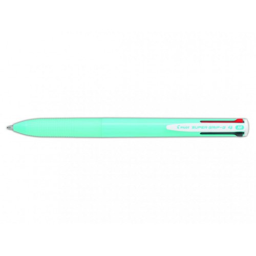 7315-BOLIGRAFO SUPERGRIP G - 4 COLORES - CUERPO COLOR- AZUL CLARO PILOT BPKGG-35M-LB